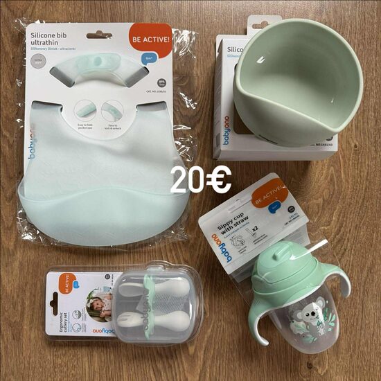 Dāvanu komplekts ,, Mācos ēst,, 