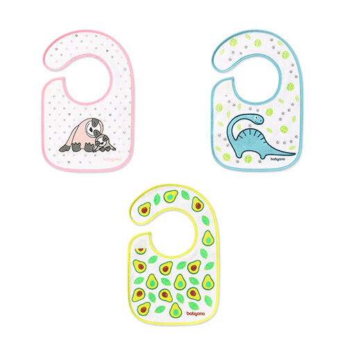 831 Priekšautiņš 3m+ "I CAN ALMOST FEED MYSELF" Babyono