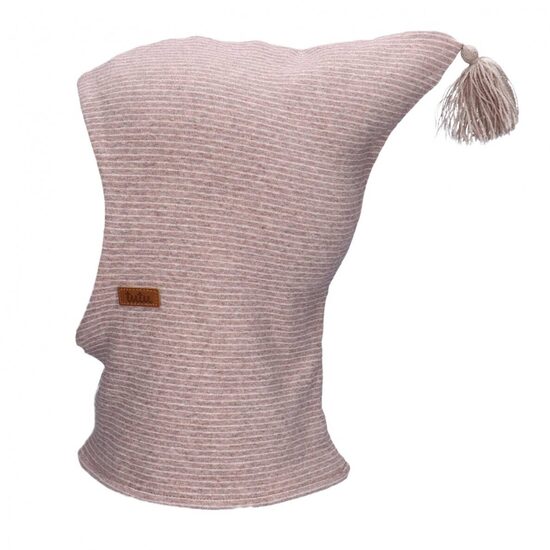 Jaunums!!! 3-007053 TuTu kokvilnas cepures šalle ar pušķi, 44/48, 48/52