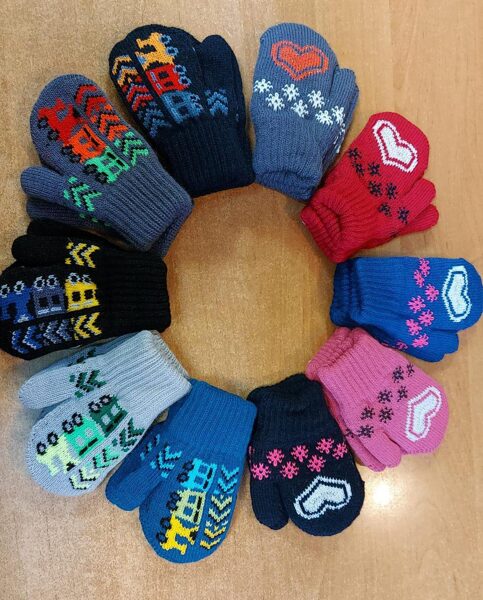 Cimdi(dūraiņi) dubultie : 3-4 gadi