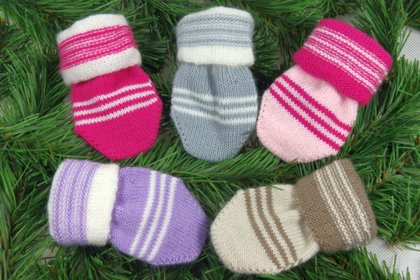 Cimdiņi mazuļiem rudens: 11 izmērs (0-1 gadi)