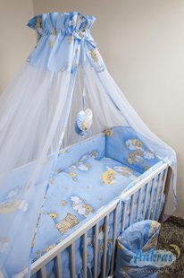 ANKRAS Bērnu gultiņas aizsargapmale 360 cm