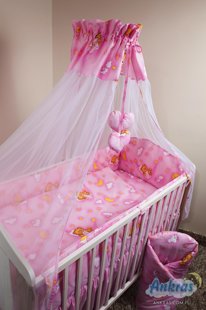 ANKRAS Bērnu gultiņas aizsargapmale 360 cm