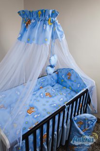 ANKRAS Bērnu gultiņas aizsargapmale 360 cm