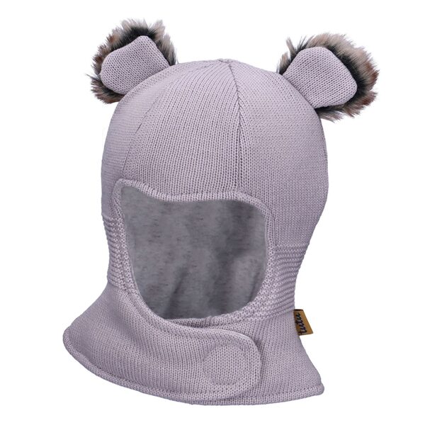 JAUNUMS!  3-006417 Merino vilnas cepure - šalle - Lācītis, izmērs: 42-46