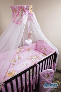 ANKRAS Bērnu gultiņas aizsargapmale 360 cm