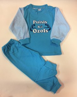 Pidžamma ar uzrakstu puikām: izmērs: 86 - 140