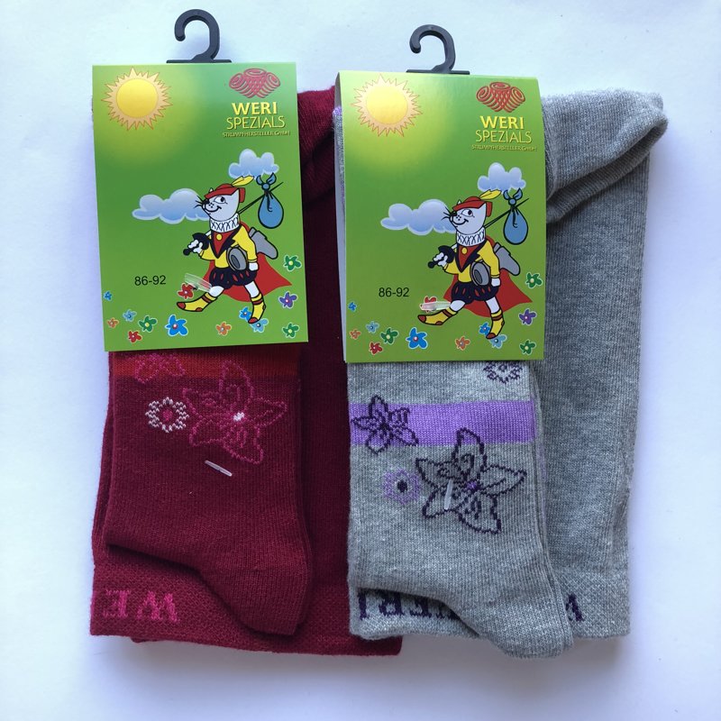 Bērnu zeķubikses ar dizainu 86-92 izm. (2 krāsas)