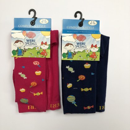Bērnu zeķubikses ar dizainu 98-104 izm.