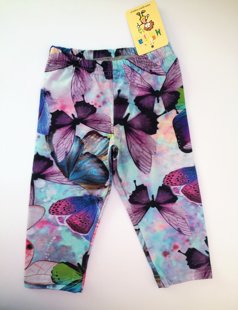 Pusgarie legingi: izmērs: 98, 104, 110, 116