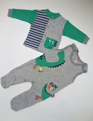 2be3&trendy komplekts DINO: izmērs: 62 