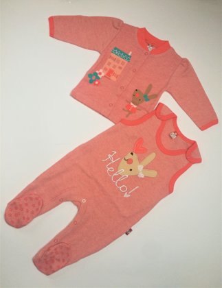 2be3&trendy komplekts Rabbit: izmērs: 62