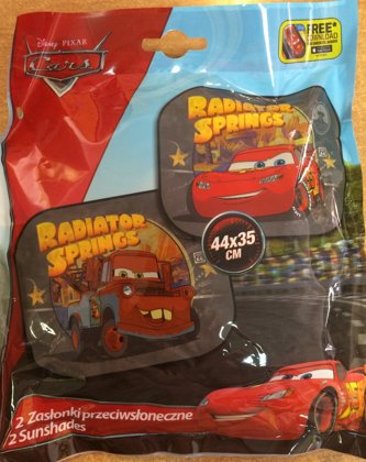 Automašīnas saulessargs komplekts: 2gb. "Cars-2"