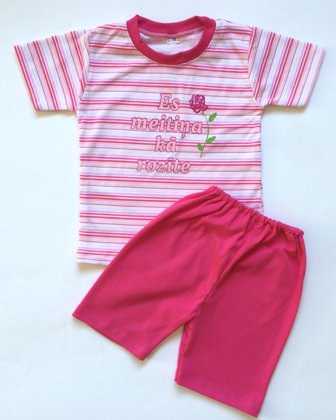 Komplekts īsais meitenēm: izmērs: 74, 80, 86, 92, 98, 104